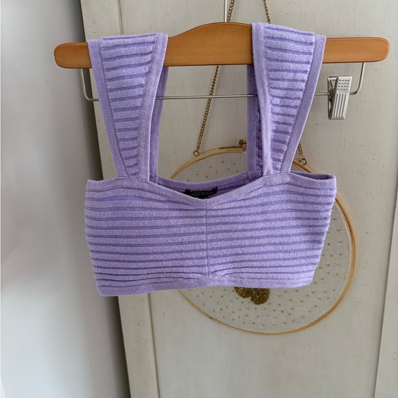 Wild Fable Lavender Striped Top - Picture 1 of 3